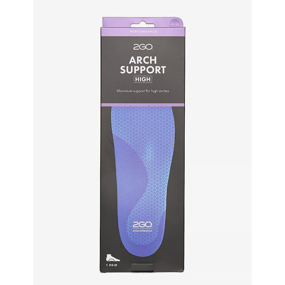 2GO Arch Support High Innersula Högt Fotvalv