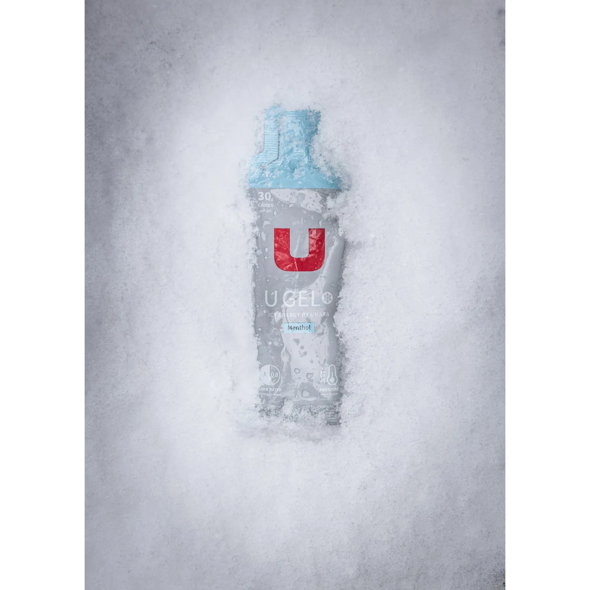 Umara U Gel 50ml Flytande Energigel: 30g Kolhydrater, Elektrolyter, med/utan Koffein för Prestation