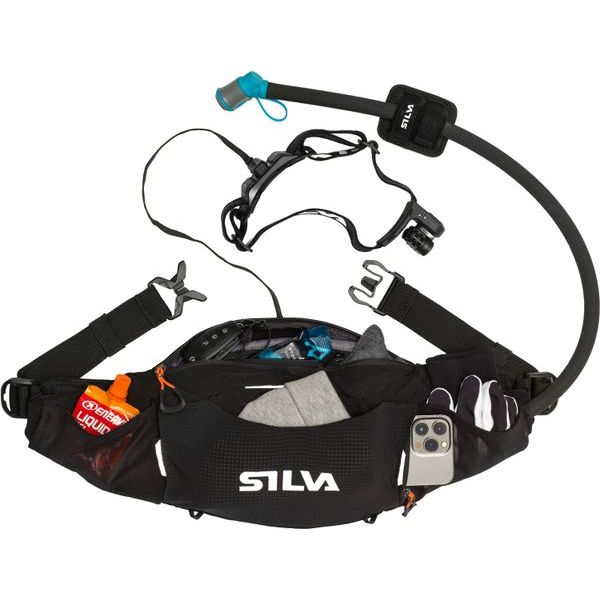 Silva Race Belt 4 - Smidigt Vätskebälte 1.5L, Isolerad Slang, 4L Packvolym