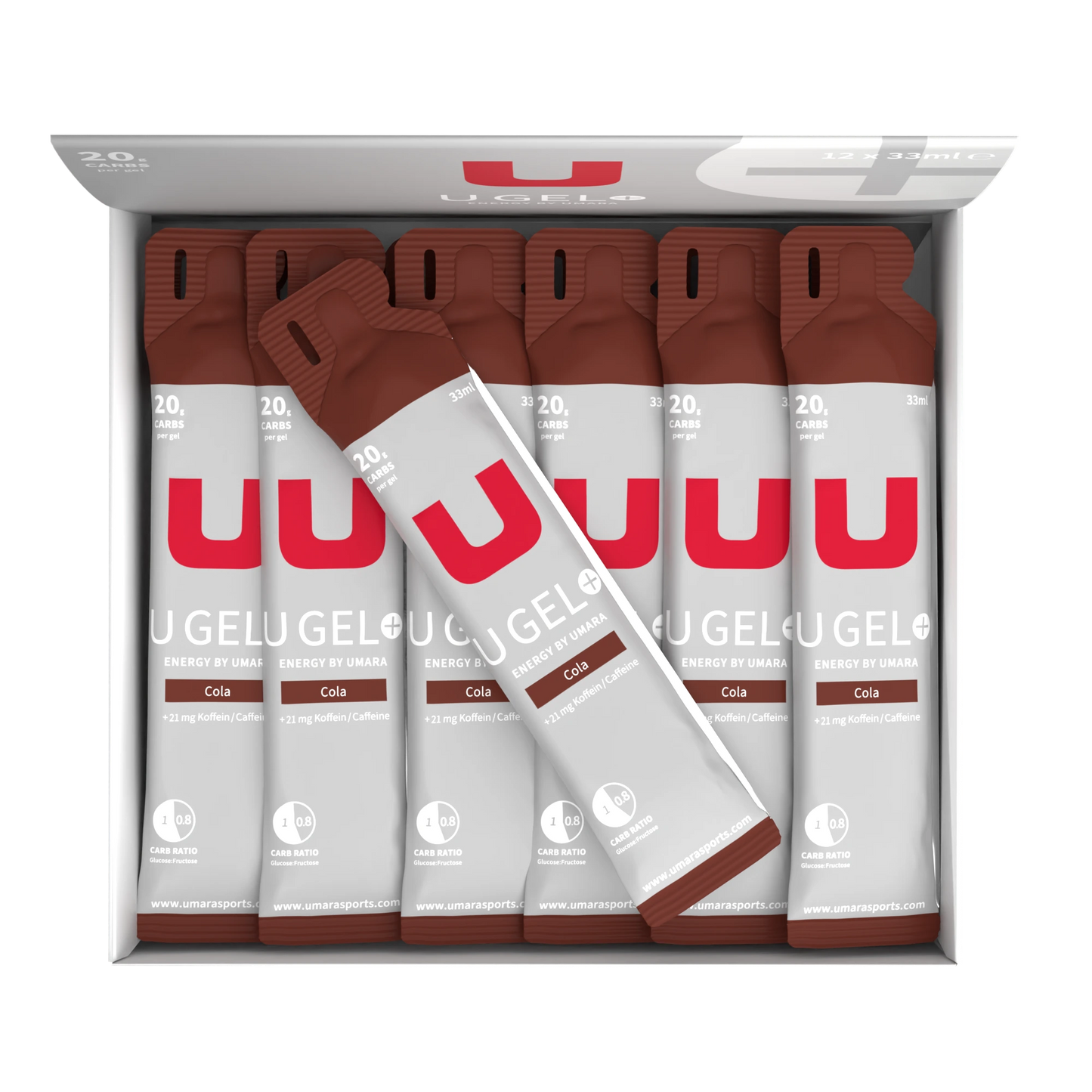 Umara U Gel Flytande Energigel 20g Kolhydrater Elektrolyter Optimal Prestation
