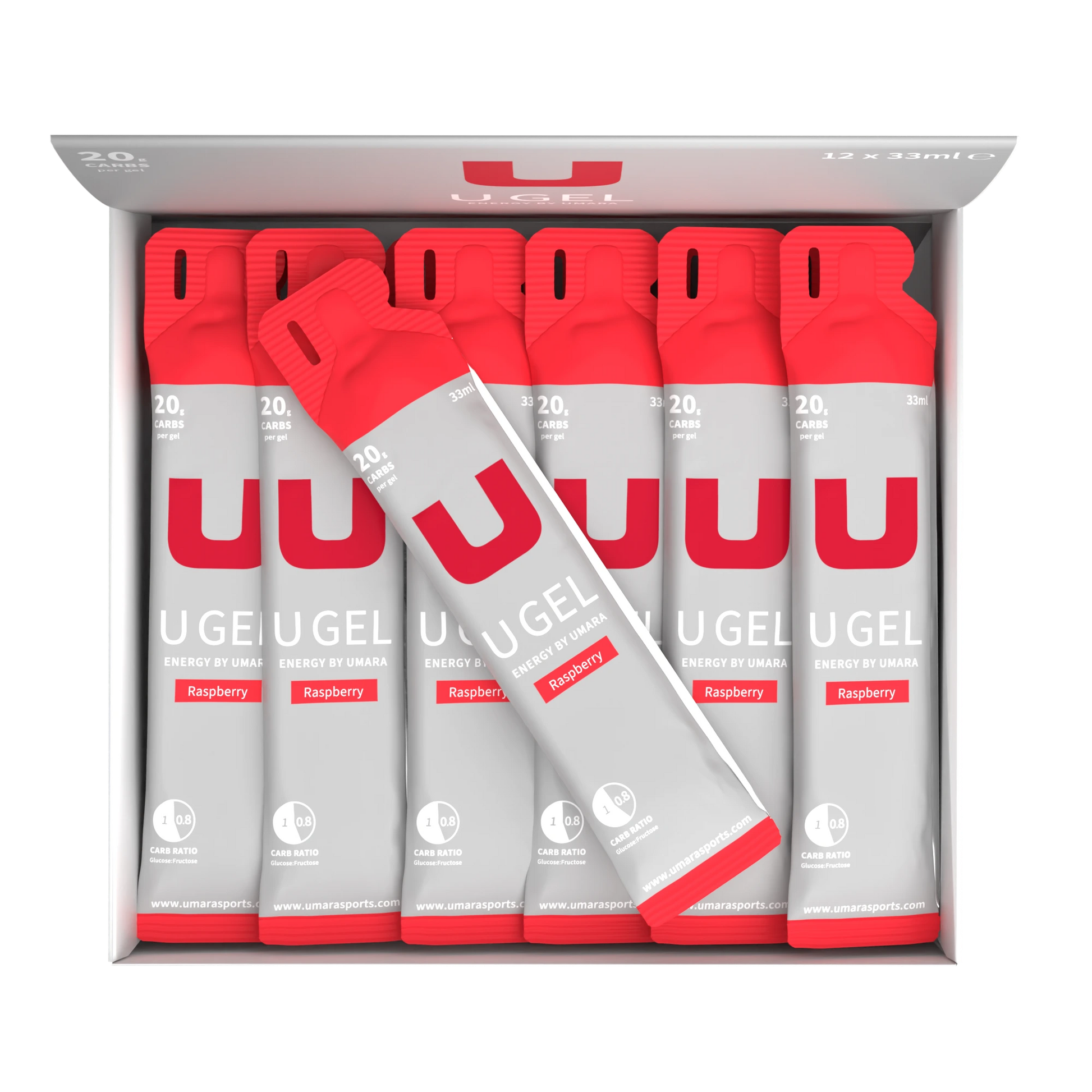 Umara U Gel Flytande Energigel 20g Kolhydrater Elektrolyter Optimal Prestation