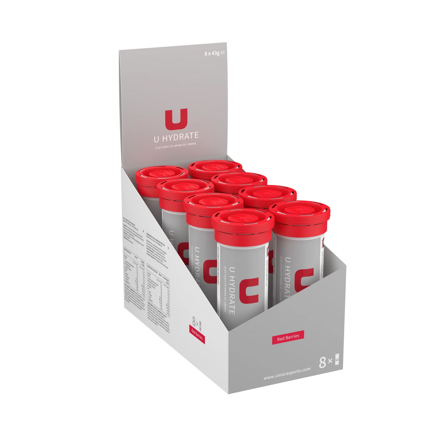 Umara U Hydrate Elektrolyt Brustabletter – Optimal Hydrering med Uppfriskande Smaker