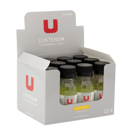 U Intend Uppiggande Dryck med 250mg Koffein, Aktiva Aminosyror för Prestanda