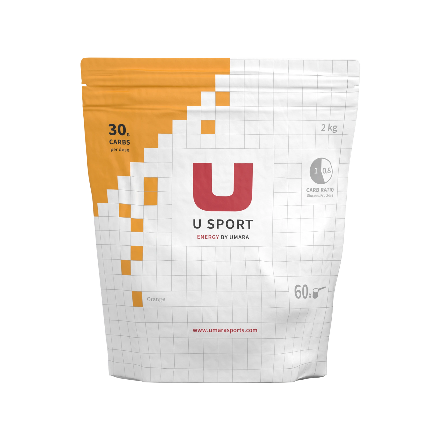 Umara U Sport Optimal Sportdryck med 1:0,8 Kolhydratmix, Elektrolyter & BCAA