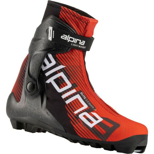 Alpina Elite Skate 3.0 Junior Längdskidpjäxor – Högpresterande, Stabila och Varma för Unga Skidåkare