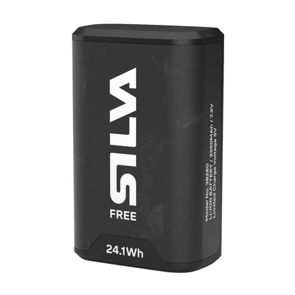 Silva Free Pannlampsbatteri Kompakt Vattentåligt Svart USB‑C‑Laddning 24,1 Wh