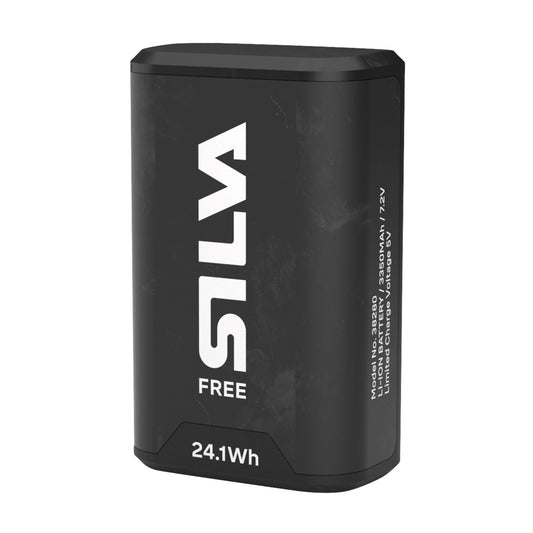 Silva Free Pannlampsbatteri Kompakt Vattentåligt Svart USB‑C‑Laddning 24,1 Wh