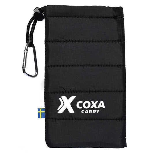 Coxa Thermo Case Svart Mobilskydd, Batterisparande, Vattentålig, Perfekt för Ryggsäck Plus-storlek