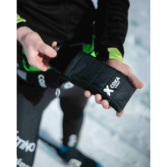 Coxa Thermo Case Svart Mobilskydd, Batterisparande, Vattentålig, Perfekt för Ryggsäck Plus-storlek