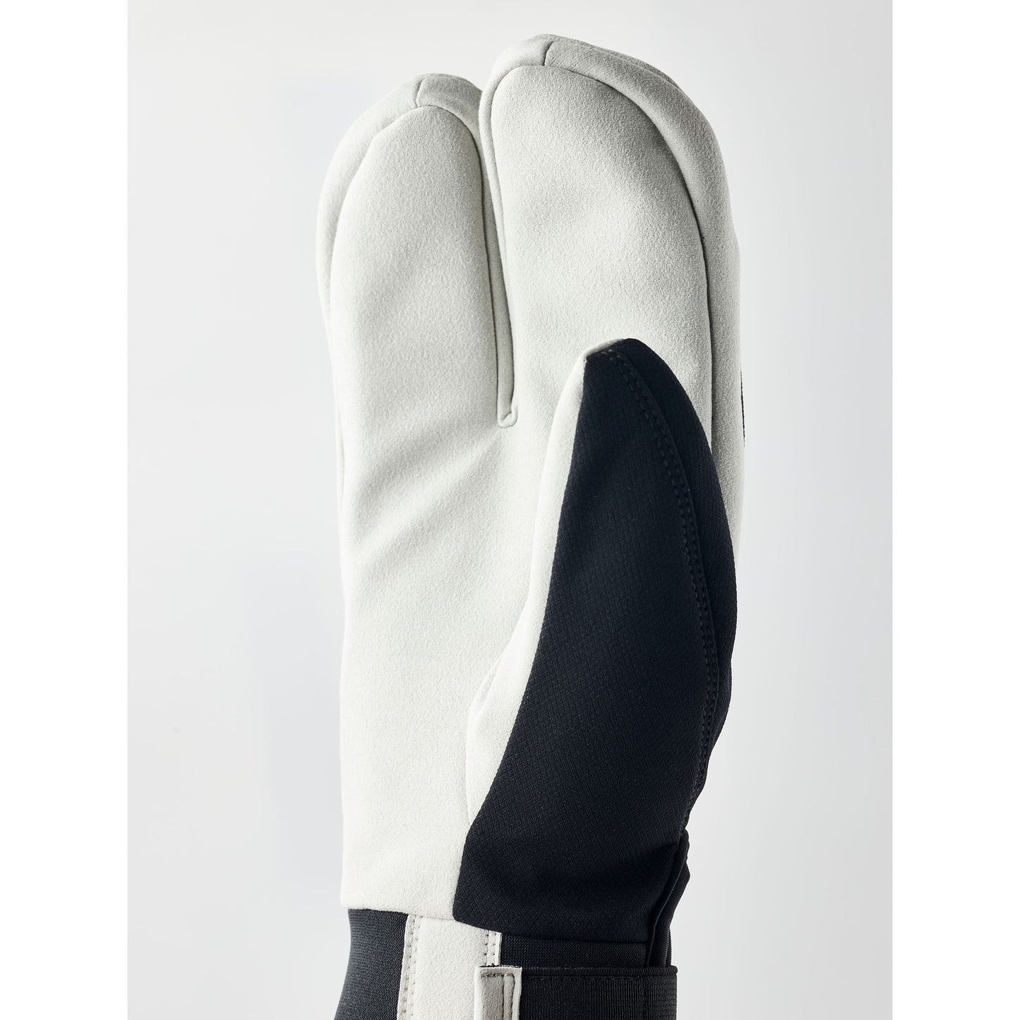 Hestra Wool Terry Windbreaker Split Mitt - Vindtät handske i svart