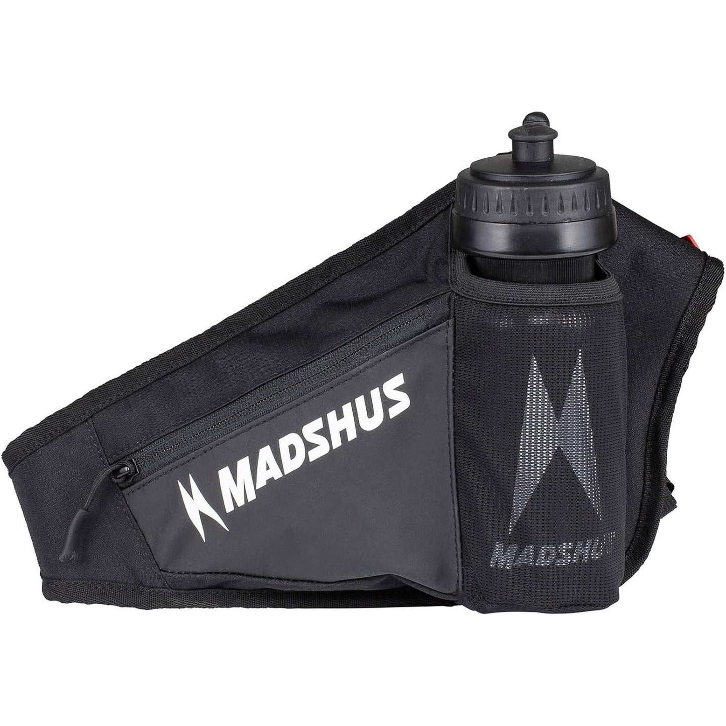 Madshus svart drickbälte med flaskhållare för vuxna - unisex