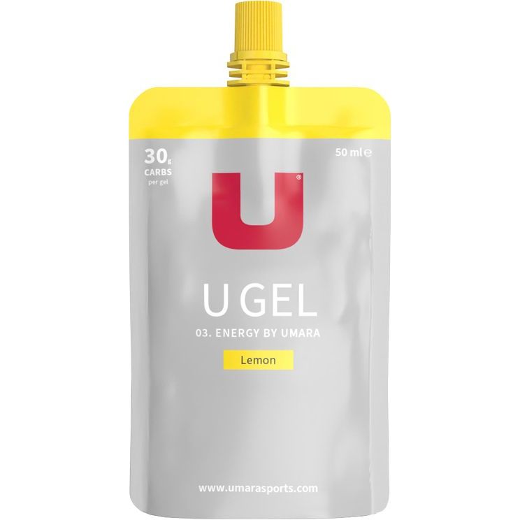 Umara U Gel Energigel 50ml med Skruvkork – Optimal Kolhydrat- och Elektrolytbalans för Sport