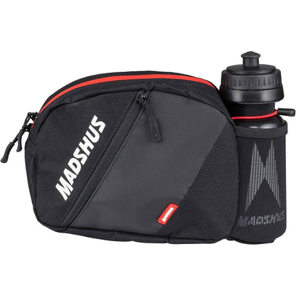 Madshus Unisex Midjeväska med Vattenflaska – Svart, En Storlek