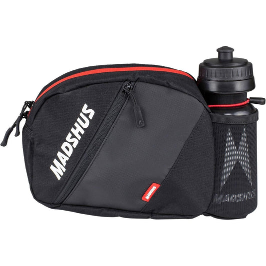 Madshus Unisex Midjeväska med Vattenflaska – Svart, En Storlek