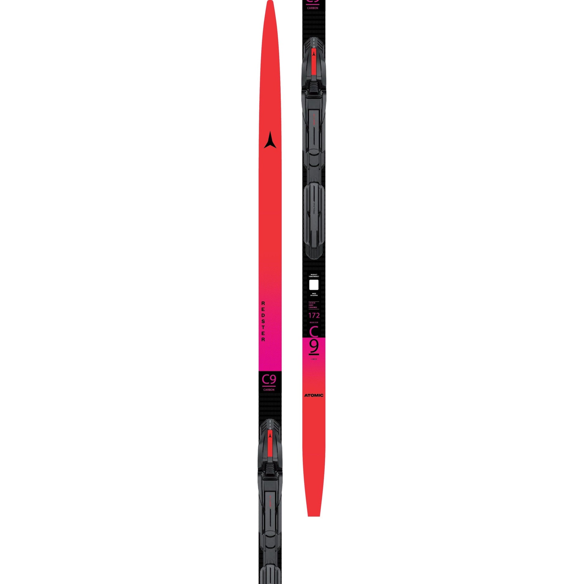 Atomic Redster C9 Kolfiber Junior Tävlingslängdskidor Shift CL JR Bindning