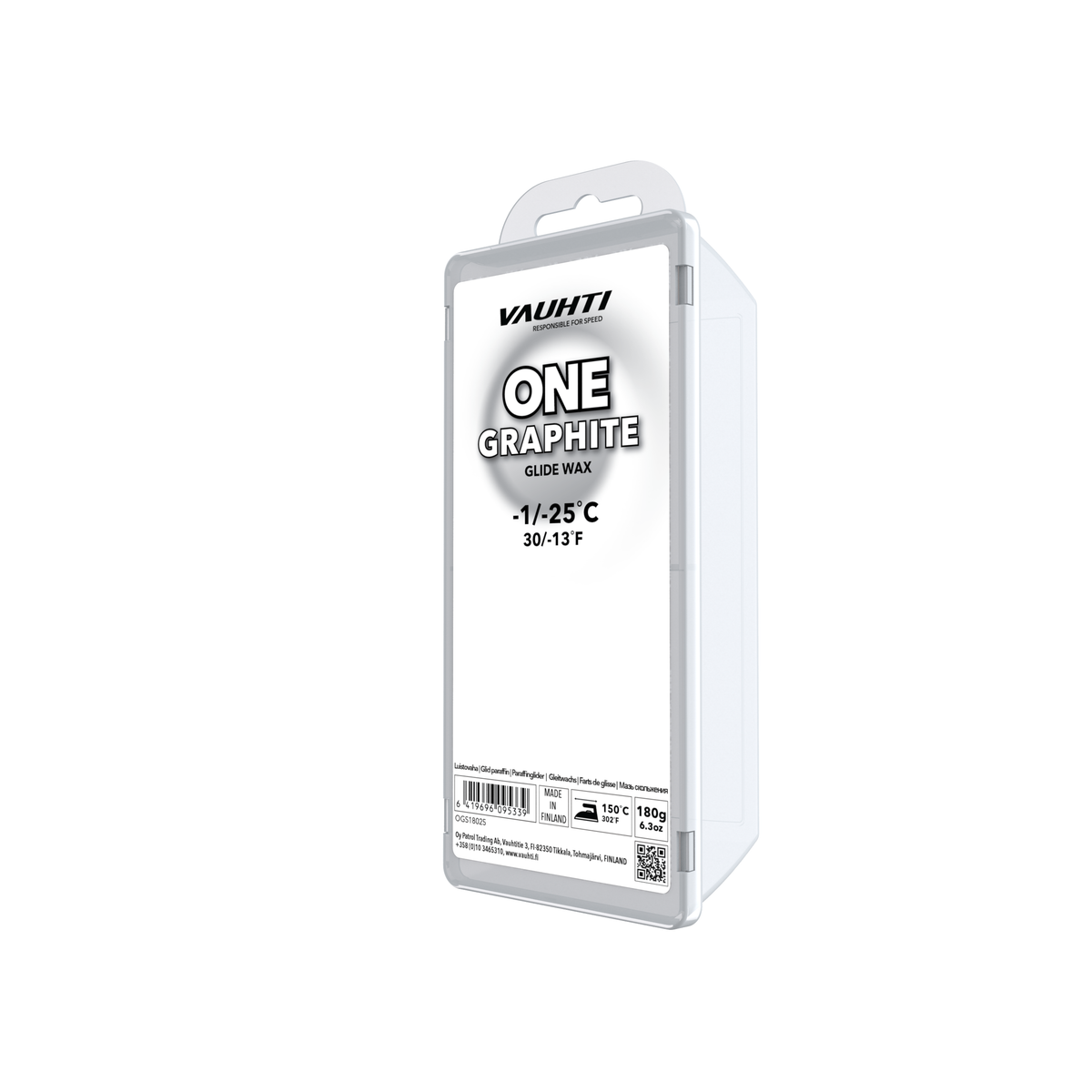 VAUHTI ONE Graphite Glidvalla High Performance 60g 180g 540g