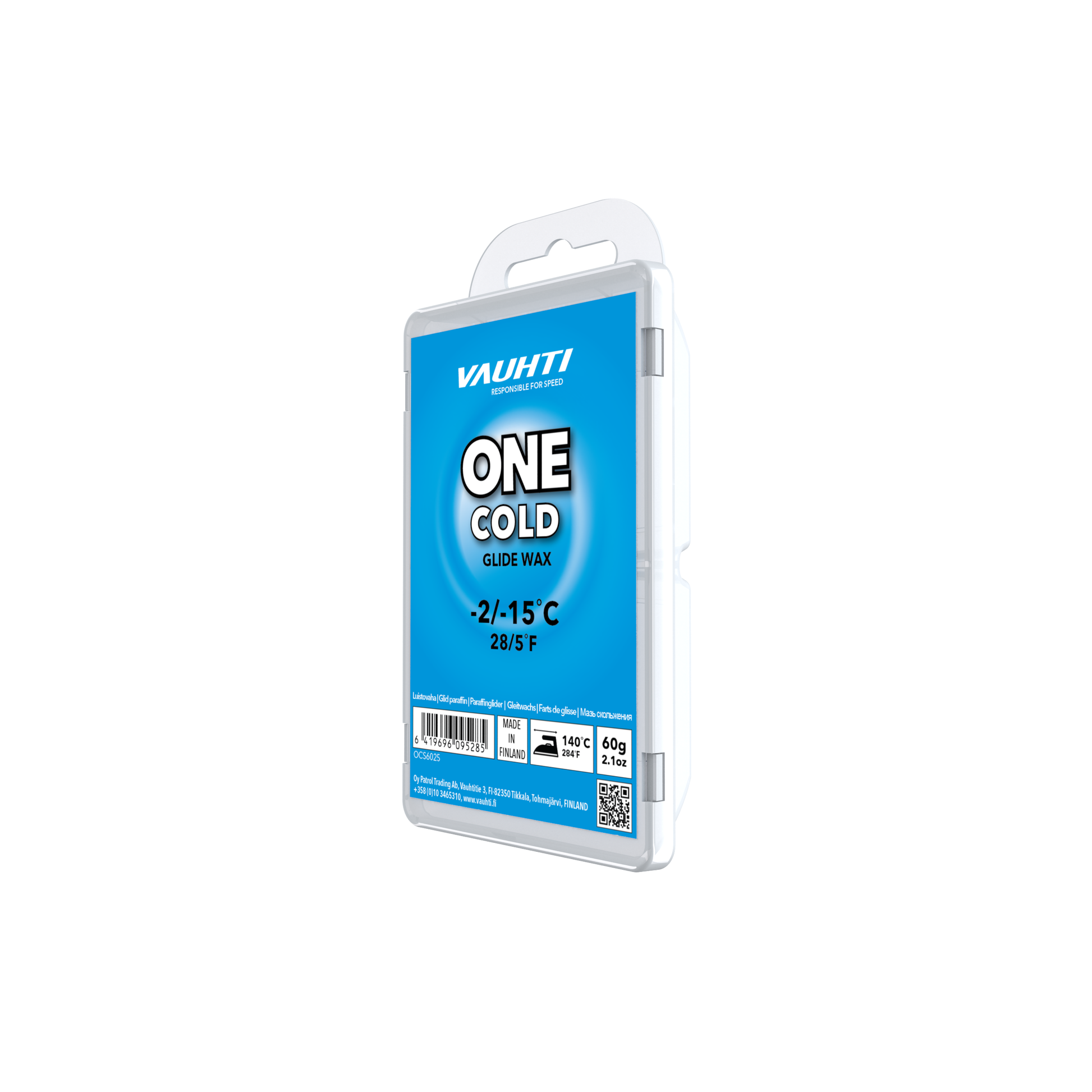 VAUHTI ONE Cold Wax for Alpine Skiing 60g 180g 540g