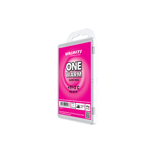 VAUHTI ONE Warm Ski Wax for Alpine and Snowboarding