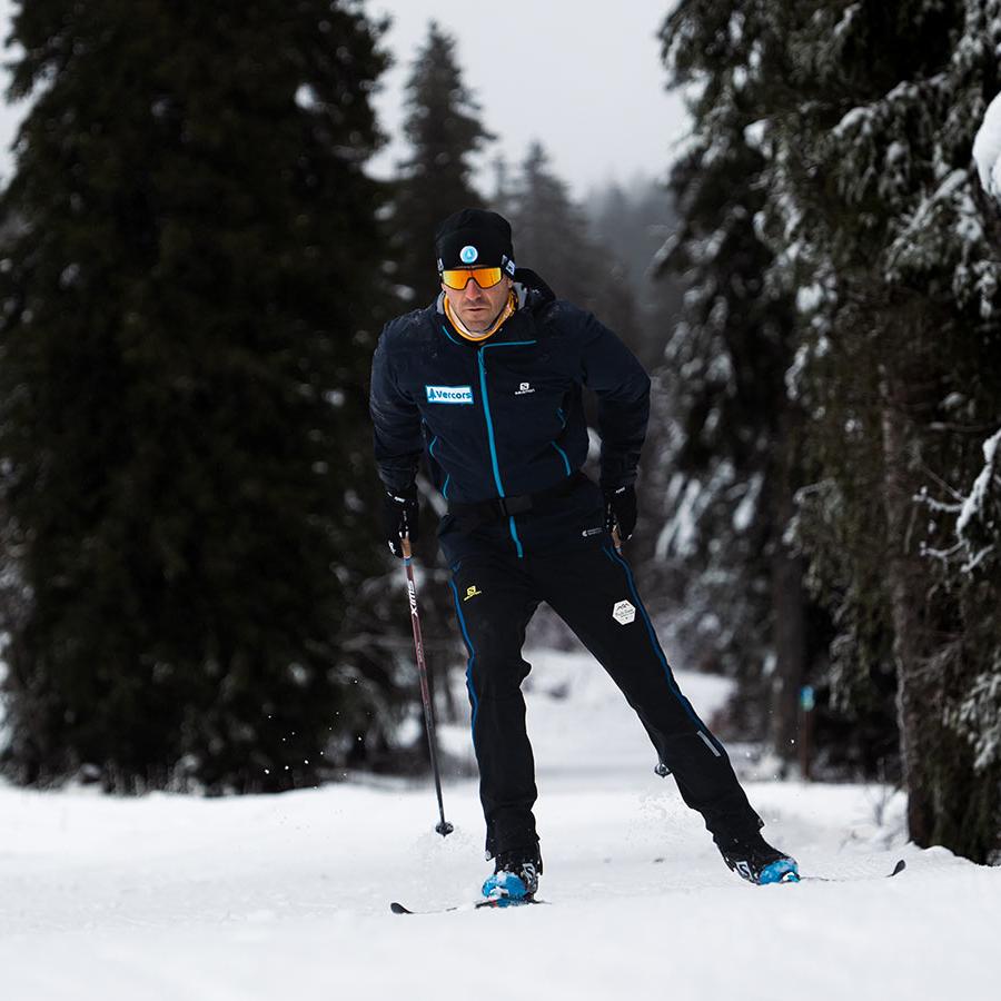 Sidas Ski Nordic Performance Skidstrumpor Svart Blå Unisex