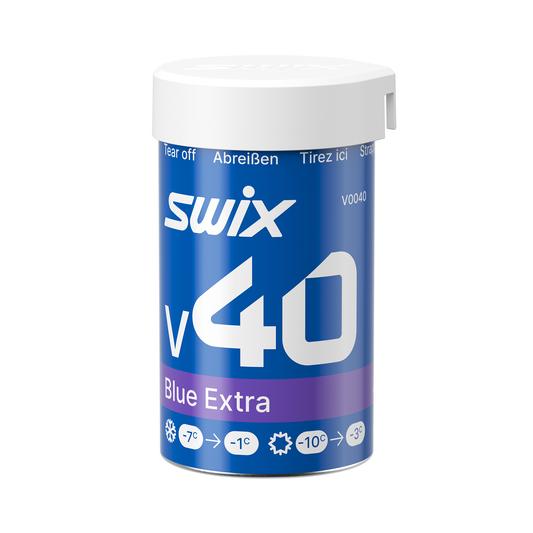 Swix V40 Blue Extra Hardwax –7°C to –1°C 43g