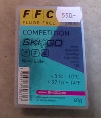 Skigo Competition blue glider parraffin
