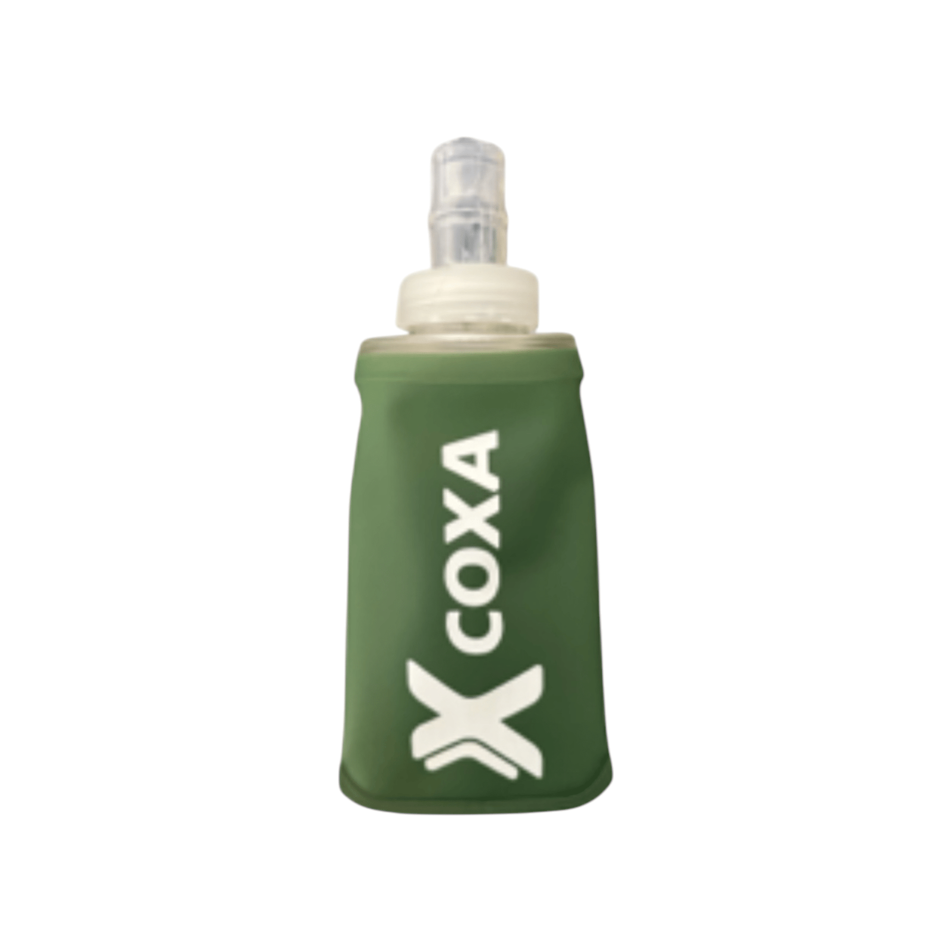Coxa Softflaska 150 ml Olivgrön – Flexibel BPA-fri sportflaska