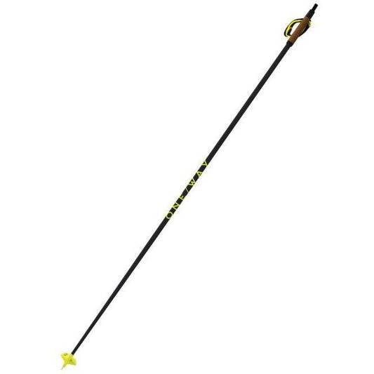 One Way Storm 6 Dark Längdskidstavar – 30% Kolfiber Ergonomiska Race-remmar