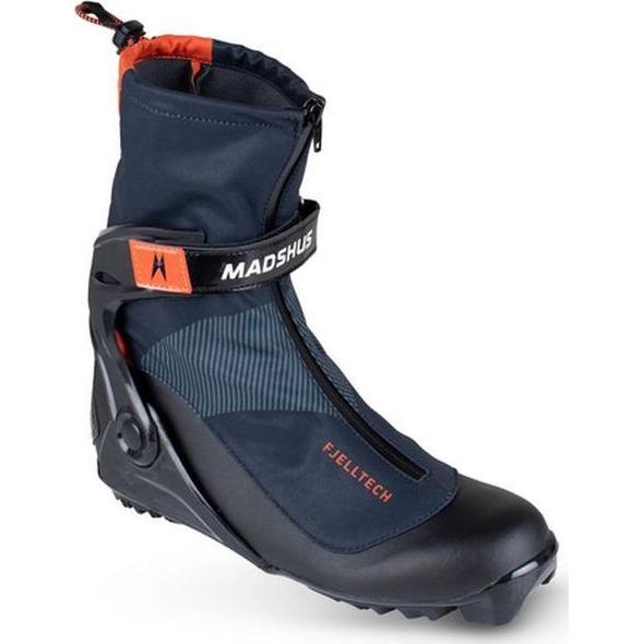 Madshus Fjelltech Unisex Vattentäta Längdskidpjäxor för Turåkning, Svart