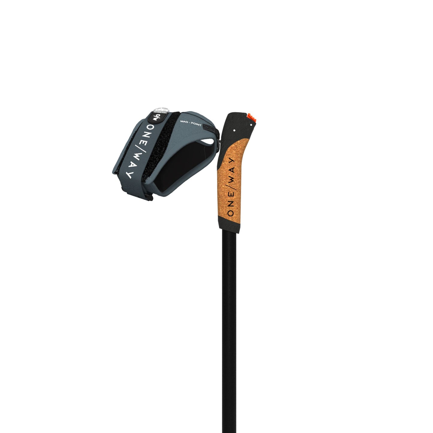 One Way Storm 5 Mag Lättviktiga 50% Kol Skidstavar med Mag Point Snabbkoppling