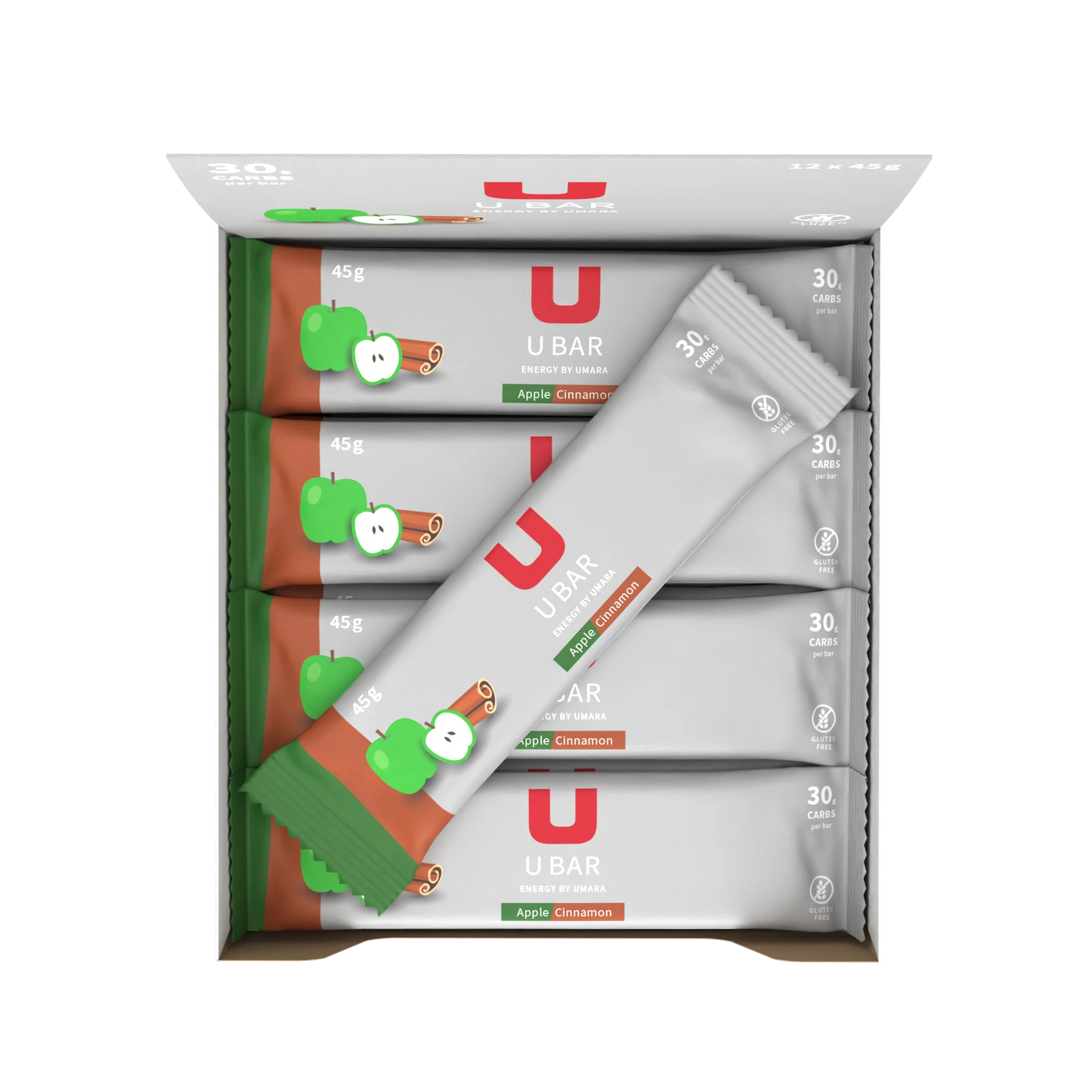 Umara U Bar Glutenfri Energibar med Optimalt 1:0.8 Kolhydratförhållande, Mjuk Textur