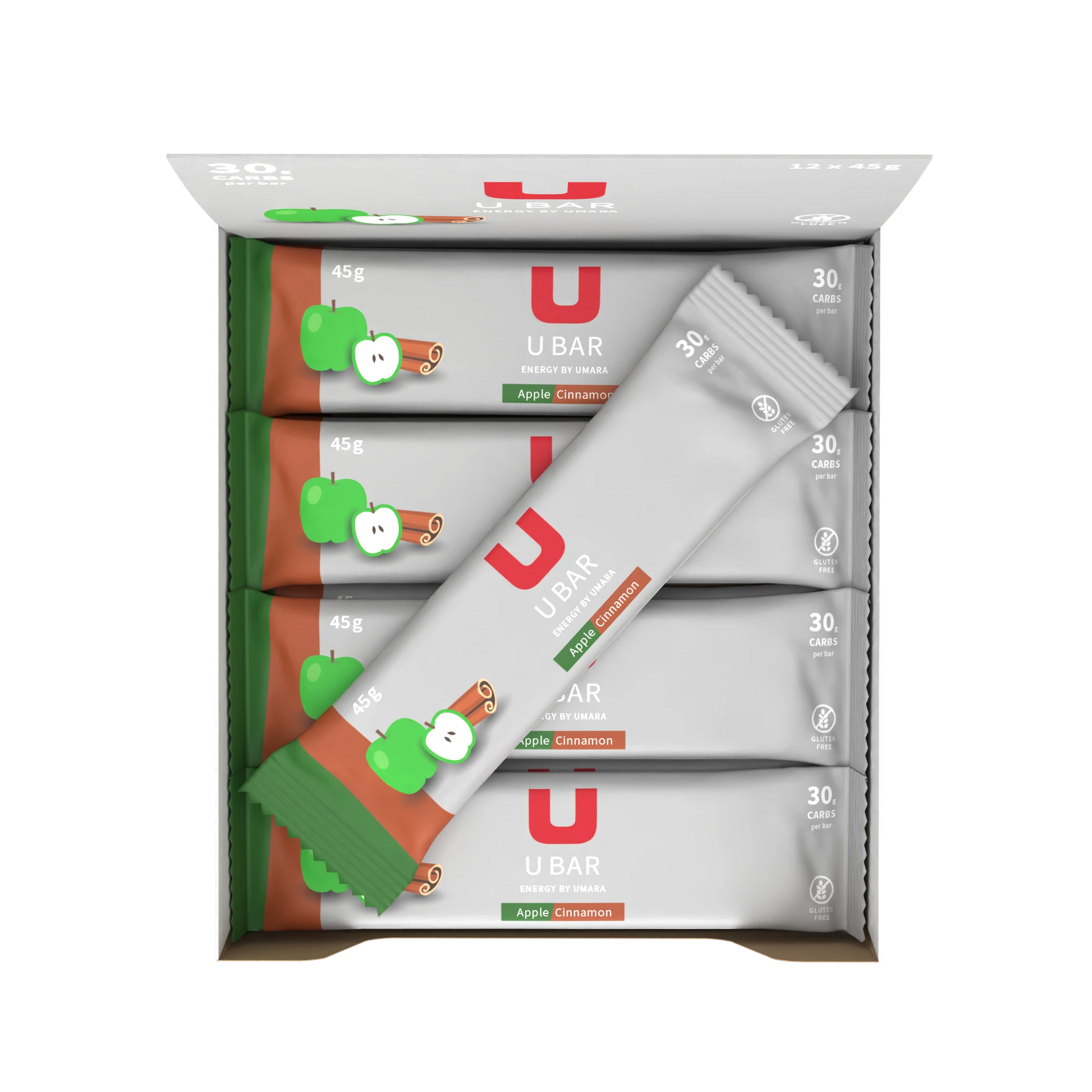 Umara U Bar Glutenfri Energibar med Optimalt 1:0.8 Kolhydratförhållande, Mjuk Textur