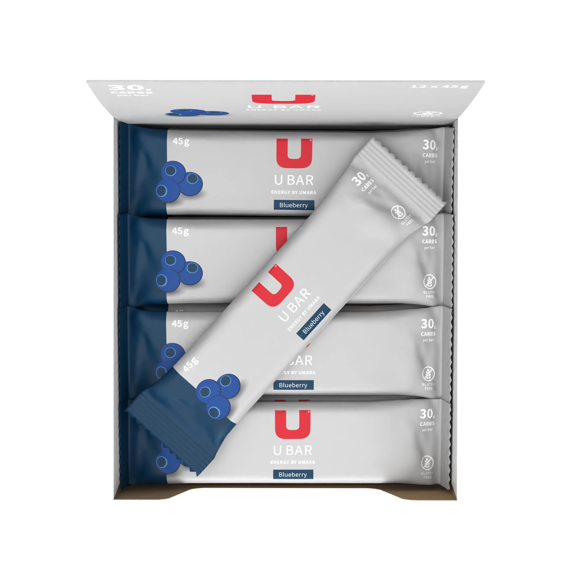 Umara U Bar Glutenfri Energibar med Optimalt 1:0.8 Kolhydratförhållande, Mjuk Textur