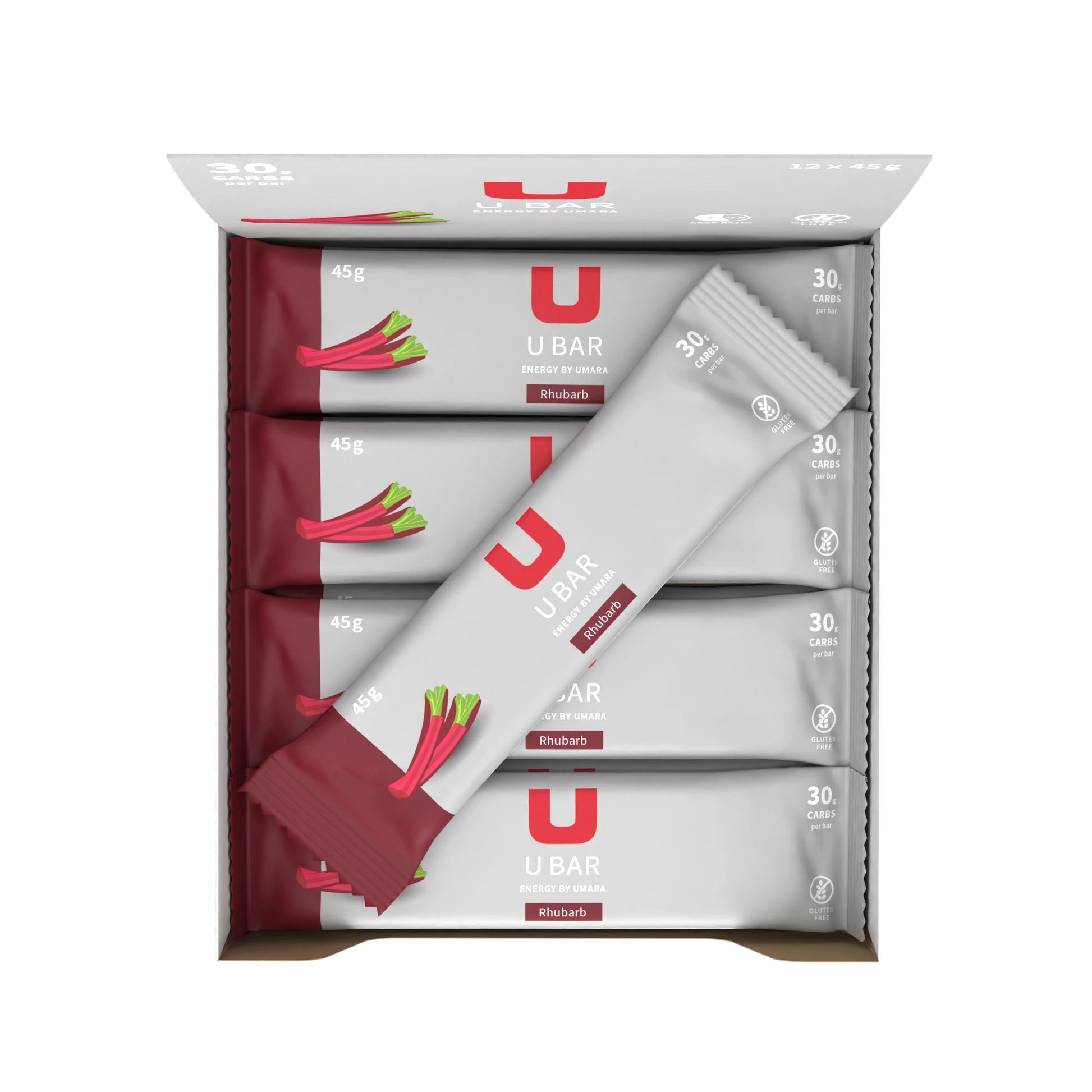 Umara U Bar Glutenfri Energibar med Optimalt 1:0.8 Kolhydratförhållande, Mjuk Textur