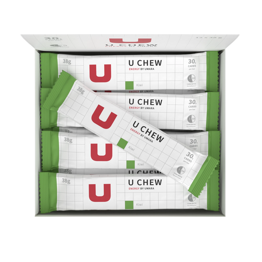Umara U Chew Tuggbar Energigel 30g Kolhydrater för Snabb Sportenergi