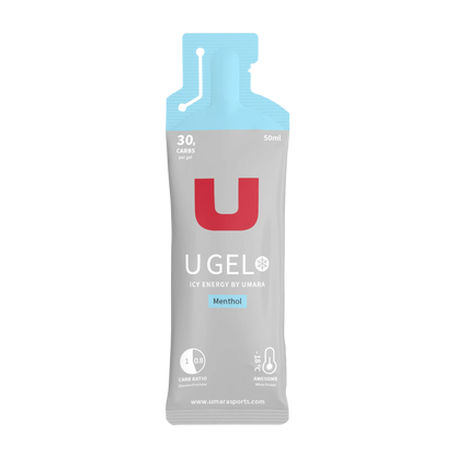 Umara U Gel 50ml Flytande Energigel: 30g Kolhydrater, Elektrolyter, med/utan Koffein för Prestation