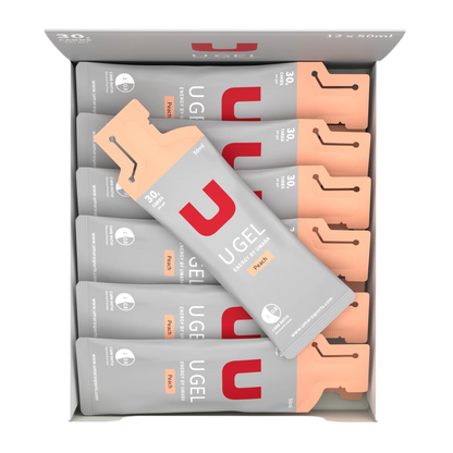 Umara U Gel 50ml Flytande Energigel: 30g Kolhydrater, Elektrolyter, med/utan Koffein för Prestation