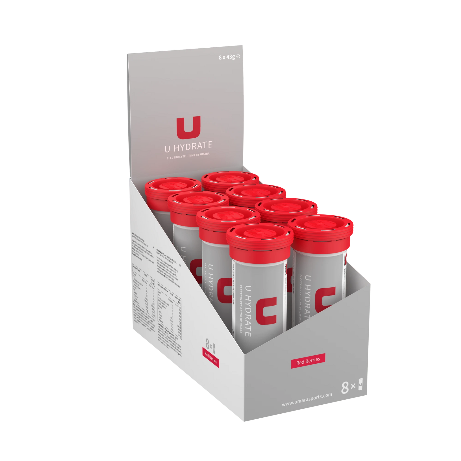 Umara U Hydrate Elektrolyt Brustabletter – Optimal Hydrering med Uppfriskande Smaker