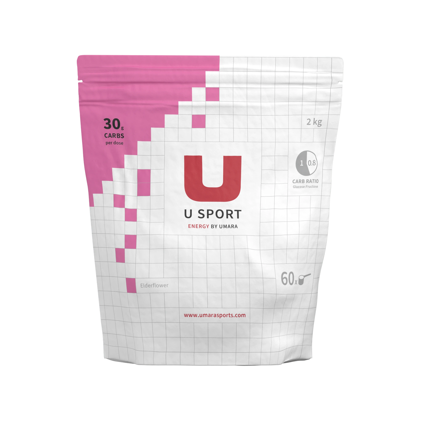 Umara U Sport Optimal Sportdryck med 1:0,8 Kolhydratmix, Elektrolyter & BCAA