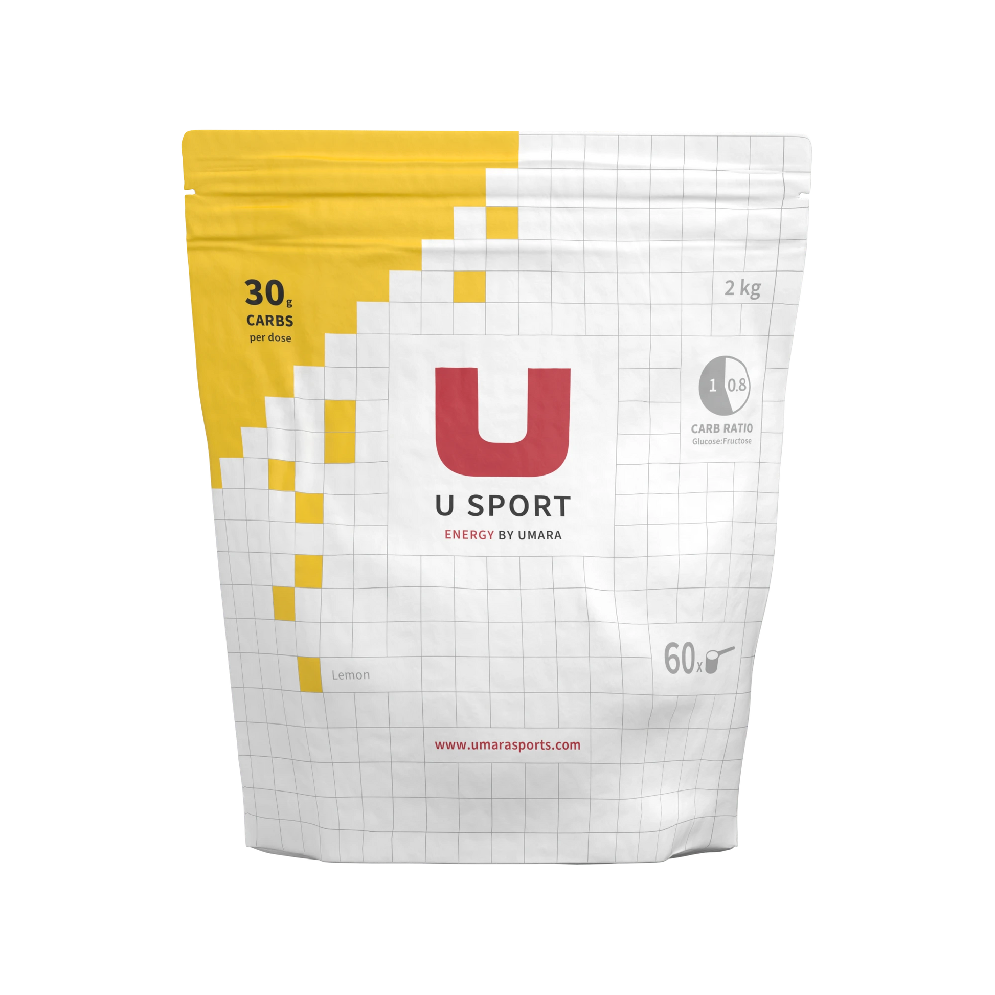 Umara U Sport Optimal Sportdryck med 1:0,8 Kolhydratmix, Elektrolyter & BCAA