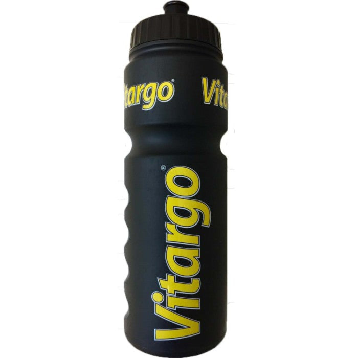 Vitargo Sportflaska 750 ml Svart – Greppvänlig, Hållbar Eurobottle för Optimal Hydrering