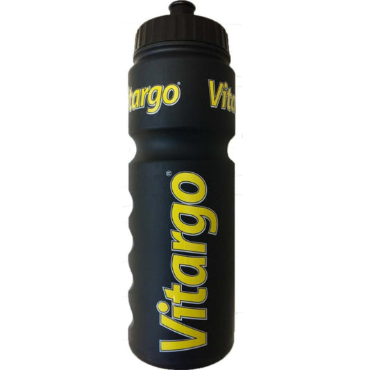 Vitargo Sportflaska 750 ml Svart – Greppvänlig, Hållbar Eurobottle för Optimal Hydrering