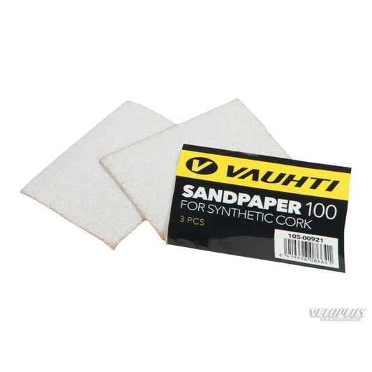 VAUHTI Synthetic Cork Sandpaper 80 Grit 3 pcs